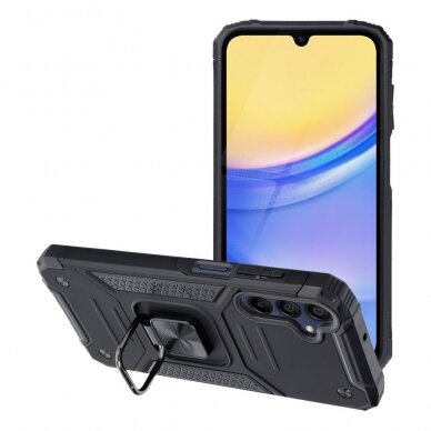 Samsung A15 5G black NITRO RING ARMOR nugarėlė