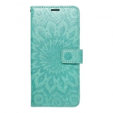 Samsung A15 5G MEZZO green Mandala dėklas 3