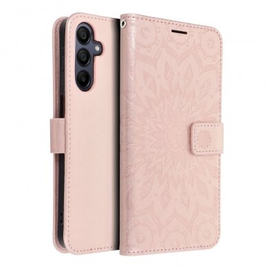 Samsung A15 5G MEZZO rose gold Mandala dėklas 1