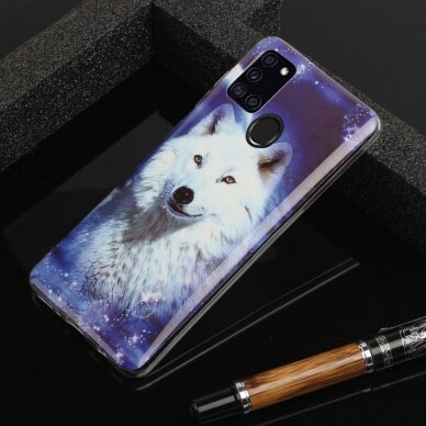 Samsung A21S Tracy šviečianti tamsoje nugarėlė White Wolf 5