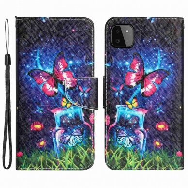 Samsung A22 5G Tracy fashion dėklas Bottle/Butterfly