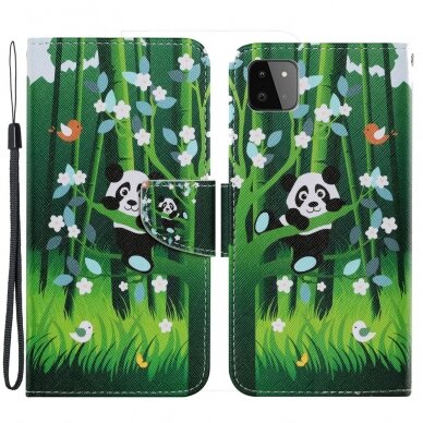 Samsung A22 5G Tracy fashion dėklas Panda Climbing