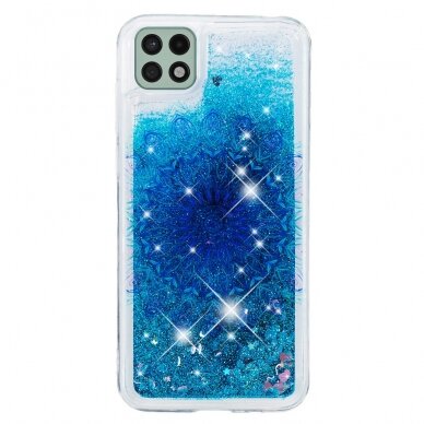 Samsung A22 5G Tracy Water nugarėlė Blue Mandala Flower 2