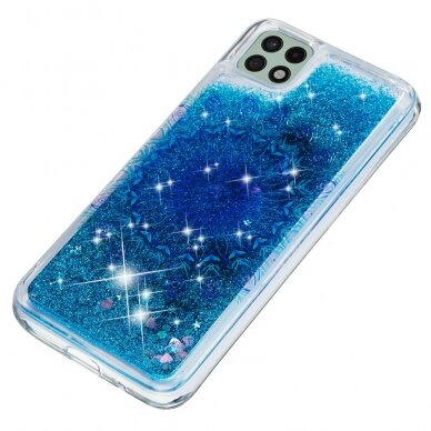 Samsung A22 5G Tracy Water nugarėlė Blue Mandala Flower 4