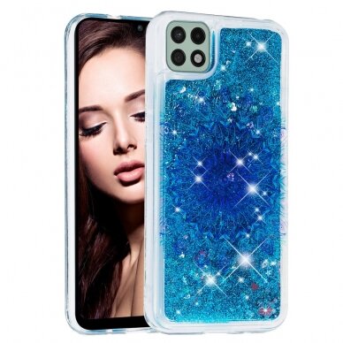 Samsung A22 5G Tracy Water nugarėlė Blue Mandala Flower