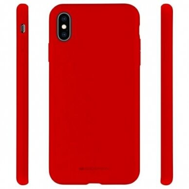 Samsung A22 red MERCURY SILICONE nugarėlė 1