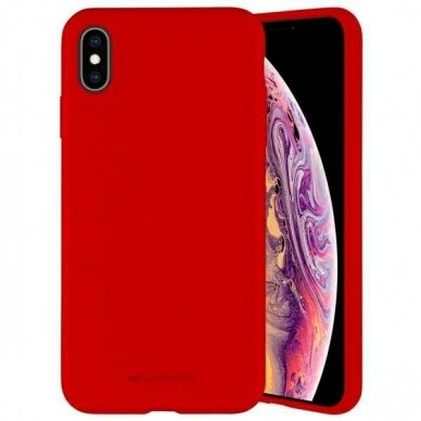 Samsung A22 red MERCURY SILICONE nugarėlė