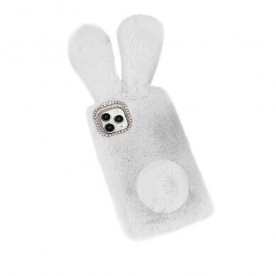 Samsung A24 4G šviesiai pilka nugarėlė Fluffy rabbit