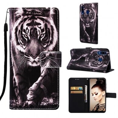 Samsung A30/A20 tracy fashion dėklas Tiger