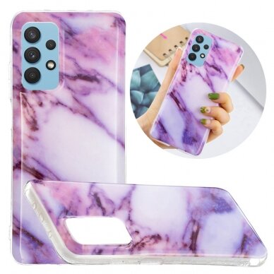 Samsung A32 Tracy nugarėlė Purple Marble 1