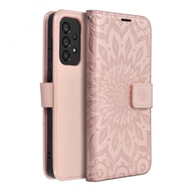 Samsung A33 5G MEZZO rose gold Mandala dėklas 3