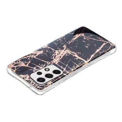 Samsung A33 5G Tracy nugarėlė Black&Gold Marble 1