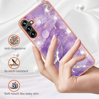 Samsung A34 5G Tracy nugarėlė MILKY WAY MARBLE Purple 1