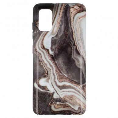 Samsung A41 MARBLE SILICONE nugarėlė Design7 1