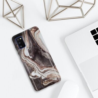 Samsung A41 MARBLE SILICONE nugarėlė Design7 3