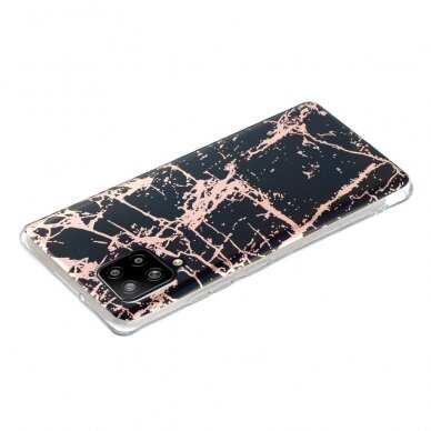 Samsung A42 5G Tracy nugarėlė Black&Gold Marble 3