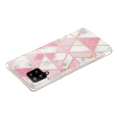 Samsung A42 5G Tracy nugarėlė Geometric rose marble 3