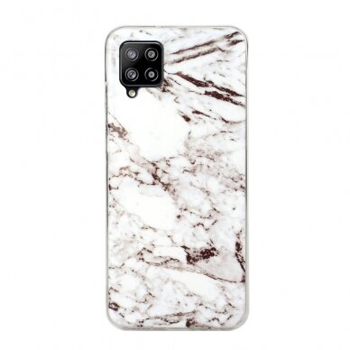 Samsung A42 5G Tracy nugarėlė White Marble 1