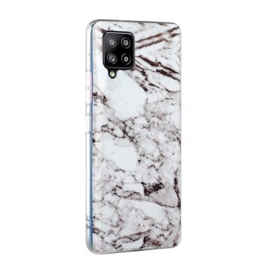 Samsung A42 5G Tracy nugarėlė White Marble 2