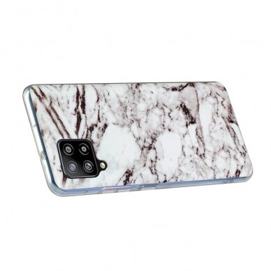 Samsung A42 5G Tracy nugarėlė White Marble 3