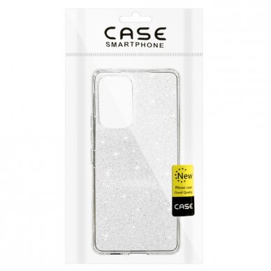 Samsung A52/A52 5G clear Crystal Glitter nugarėlė 5