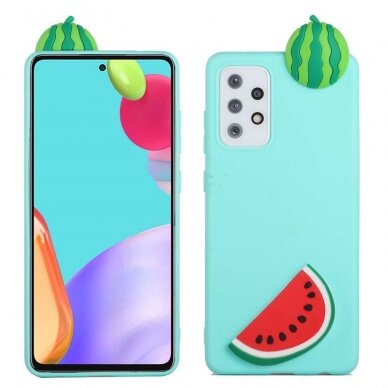 Samsung A52/A52 5G mėtos spalvos nugarėlė Watermelon 4D