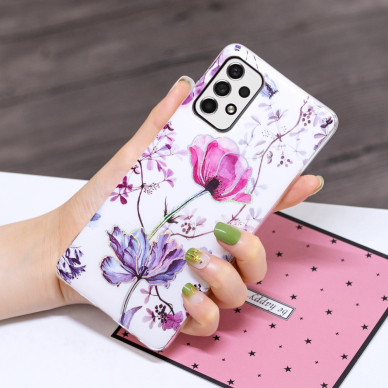 Samsung A53 5G balta Tracy nugarėlė Lotus Flower 2