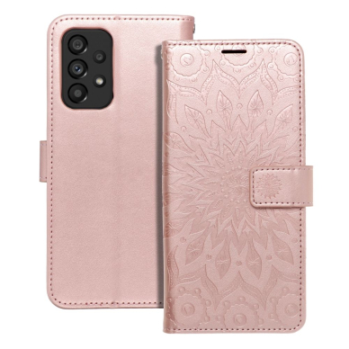 Samsung A53 5G MEZZO rose gold Mandala dėklas