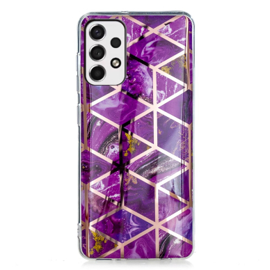 Samsung A53 5G Tracy nugarėlė Geometric marble purple