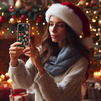 Samsung A54 5G clear Christmas nugarėlė Design 2 4