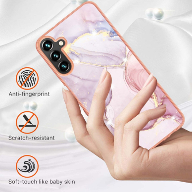 Samsung A54 5G Tracy nugarėlė MILKY WAY MARBLE Rose 1