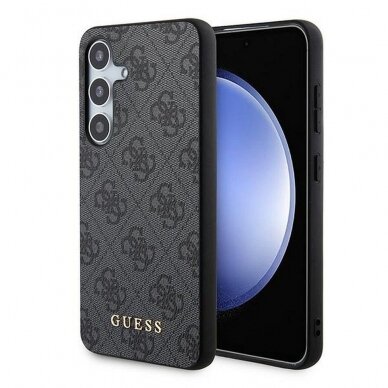 Samsung A55 5G black Metal Logo GUESS nugarėlė