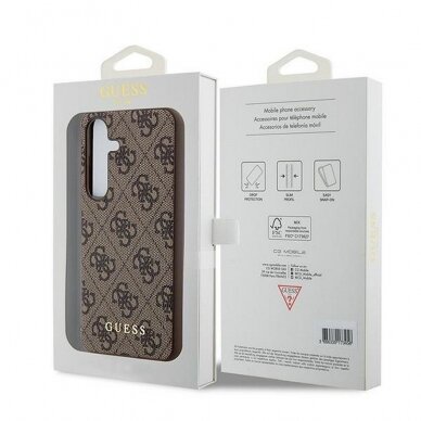 Samsung A55 5G brown Metal Logo GUESS nugarėlė 7