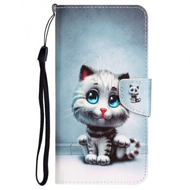 Samsung A55 5G Tracy fashion dėklas Cat with blue Eyes 5