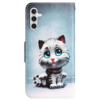 Samsung A55 5G Tracy fashion dėklas Cat with blue Eyes 6