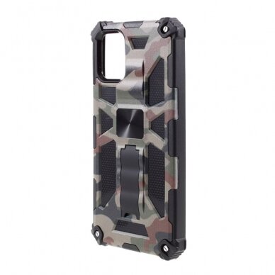 Samsung A71 green camouflage ARMOR METAL nugarėlė 1