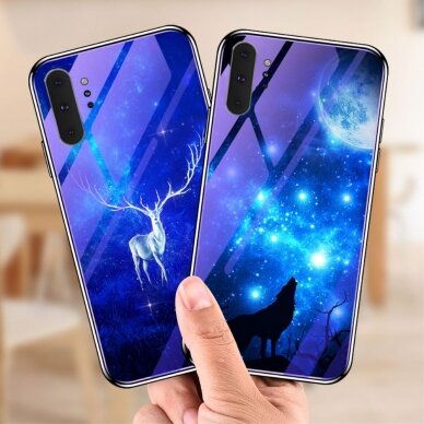 Samsung A80 BLUE RAY GLASS nugarėlė Elk 3