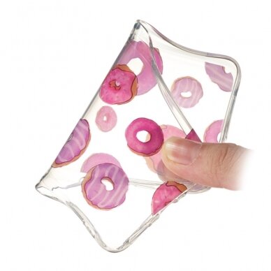 Samsung A80/A90 Tracy clear Doughnuts nugarėlė 4