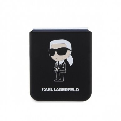 Samsung FLIP5 5G black Silicone Ikonik KARL LAGERFELD nugarėlė 12