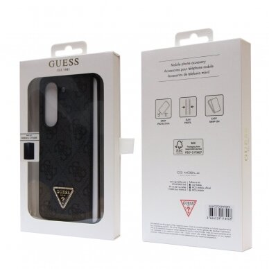 Samsung Fold5 5G black PU Leather Triangle GUESS nugarėlė 6