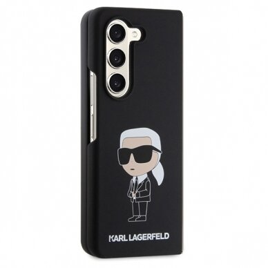 Samsung FOLD5 5G black Silicone Ikonik KARL LAGERFELD nugarėlė 4