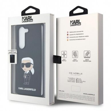 Samsung FOLD5 5G black Silicone Ikonik KARL LAGERFELD nugarėlė 6