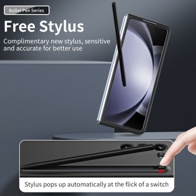 Samsung Fold6 5G black Skin-touch with Stylus nugarėlė 4