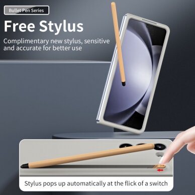 Samsung Fold6 5G grey Skin-touch with Stylus nugarėlė 4