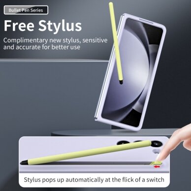 Samsung Fold6 5G purple Skin-touch with Stylus nugarėlė 4