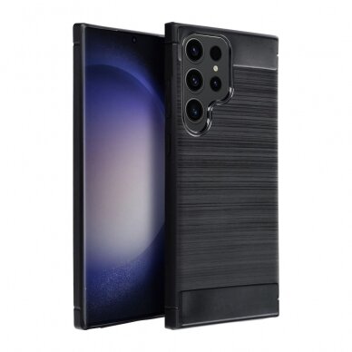 Samsung M34 black LYGCARBON nugarėlė 1