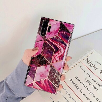 Samsung NOTE 10 PLUS Tracy nugarėlė Geometric cosmos marble