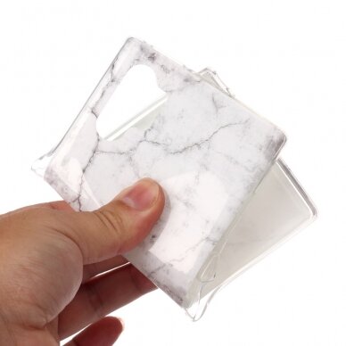 Samsung Note 10 PLUS Tracy nugarėlė White Marble 3