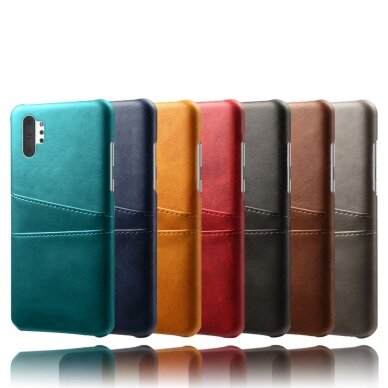 Samsung NOTE 10 Tracy Leather Card juoda nugarėlė 5