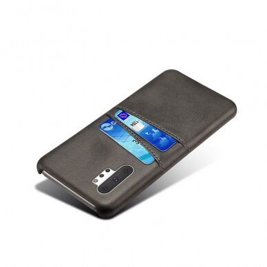 Samsung NOTE 10 Tracy Leather Card juoda nugarėlė 1